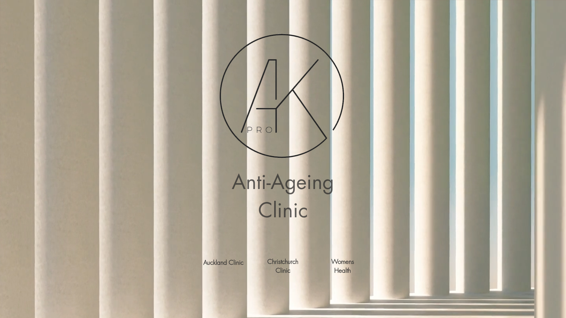 Website snapshot for AK Pro Anti-Ageing Clinic