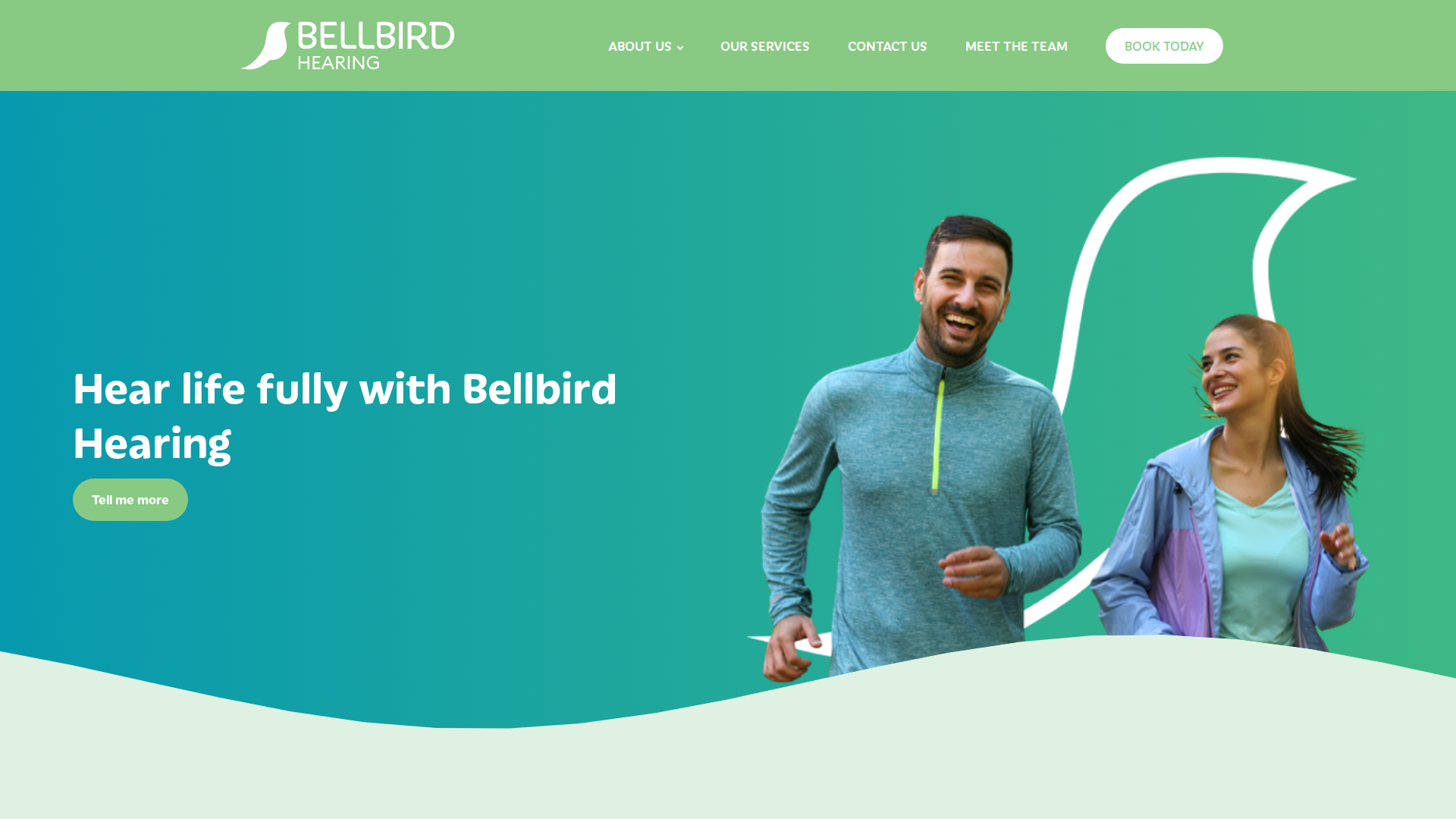 Website snapshot for Bellbird Hearing