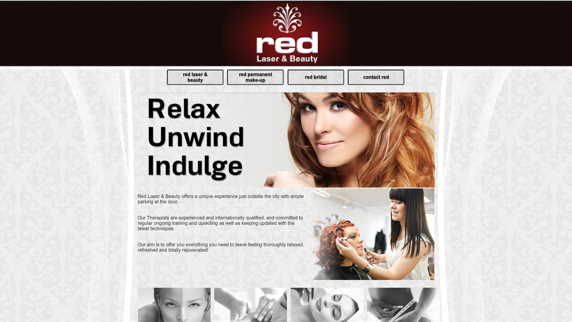Website snapshot for Red beauty and permanent makeup micropigmentaion
