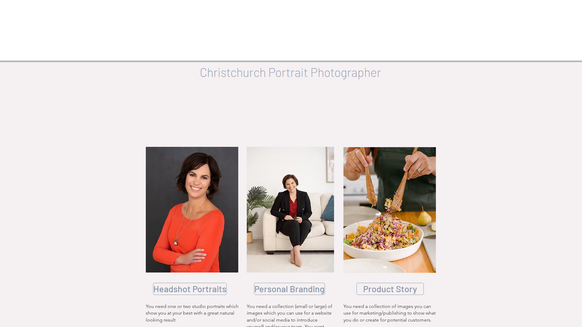 Website snapshot for Maria Buhrkuhl Photography