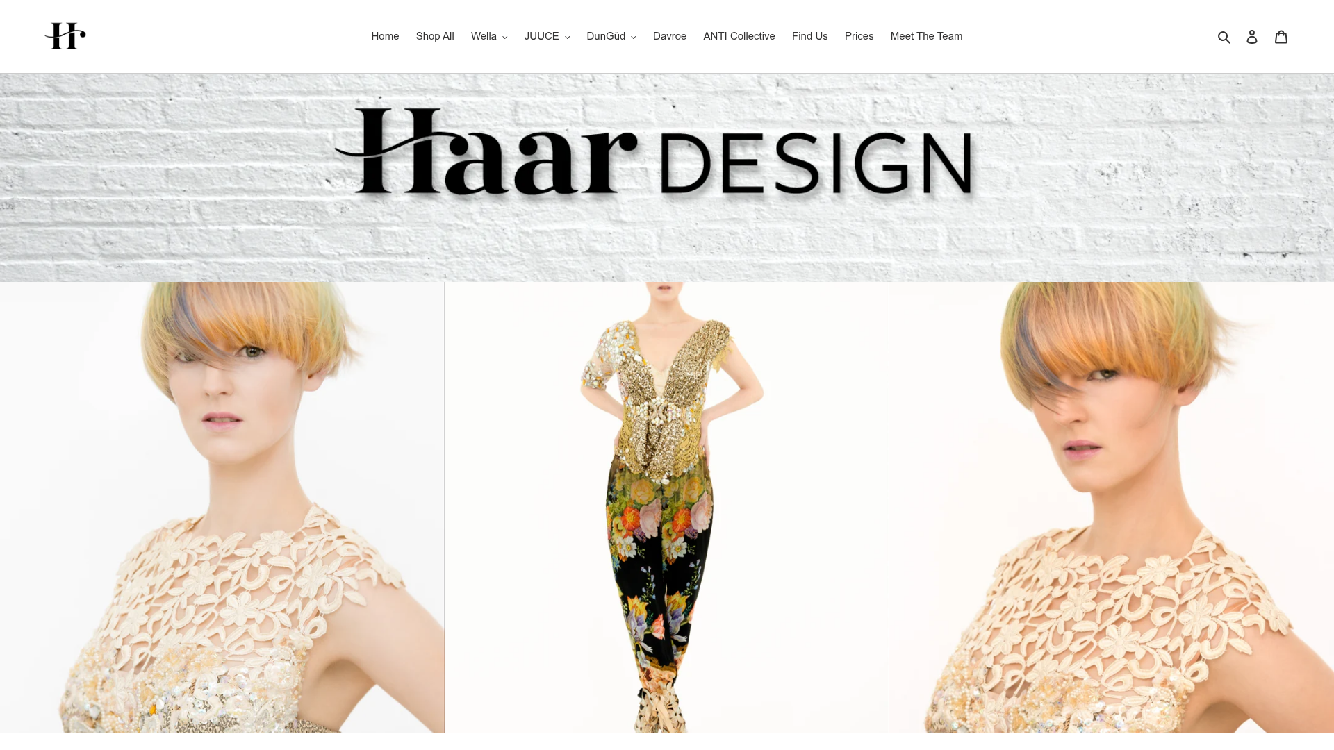 Website snapshot for Haar Design