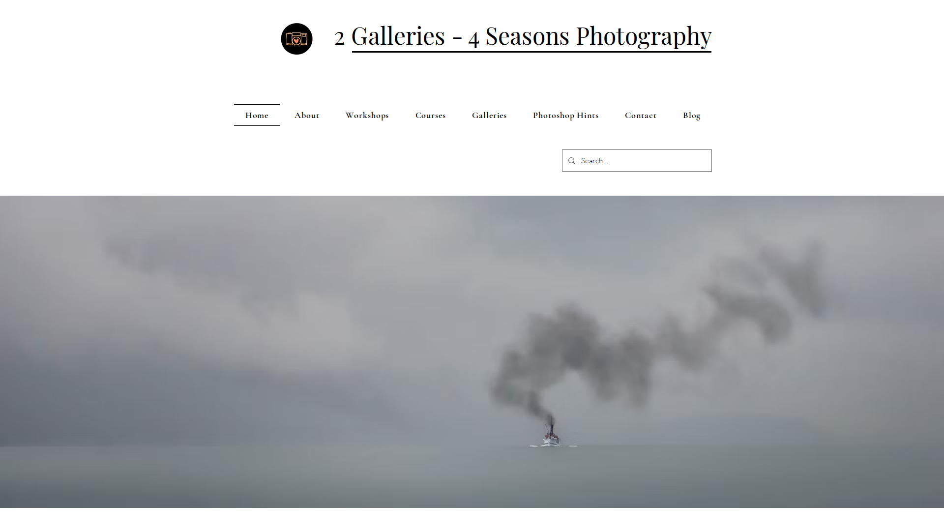 Website snapshot for 2 Galleries - 4 Seasons Photography