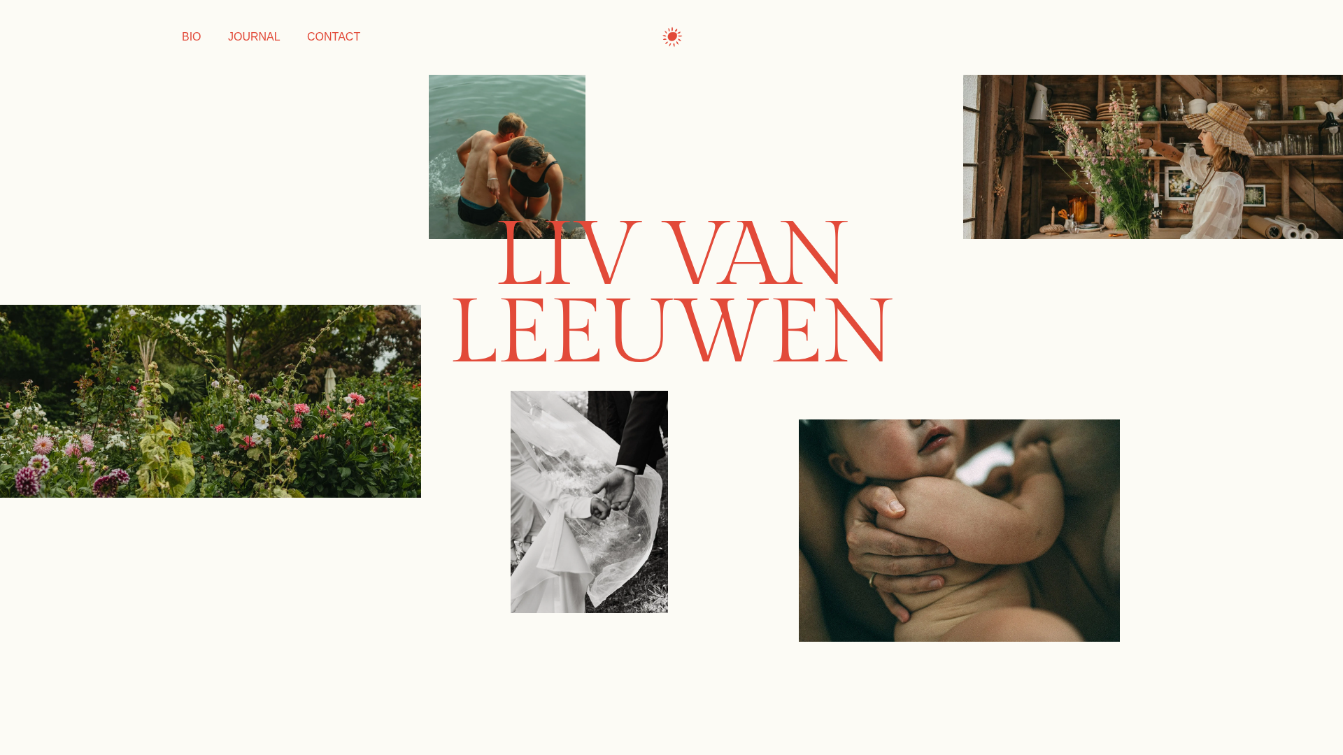 Website snapshot for Liv van Leeuwen Photography