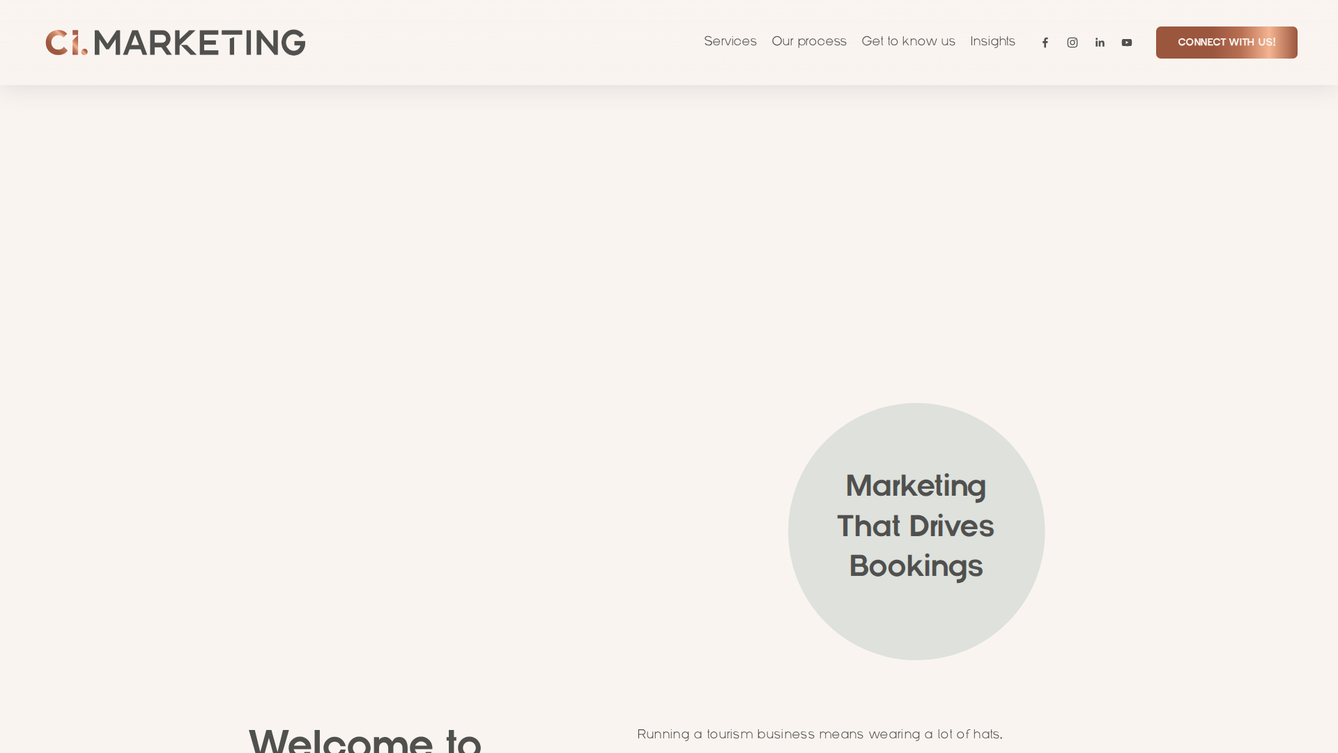 Website snapshot for C i Marketing