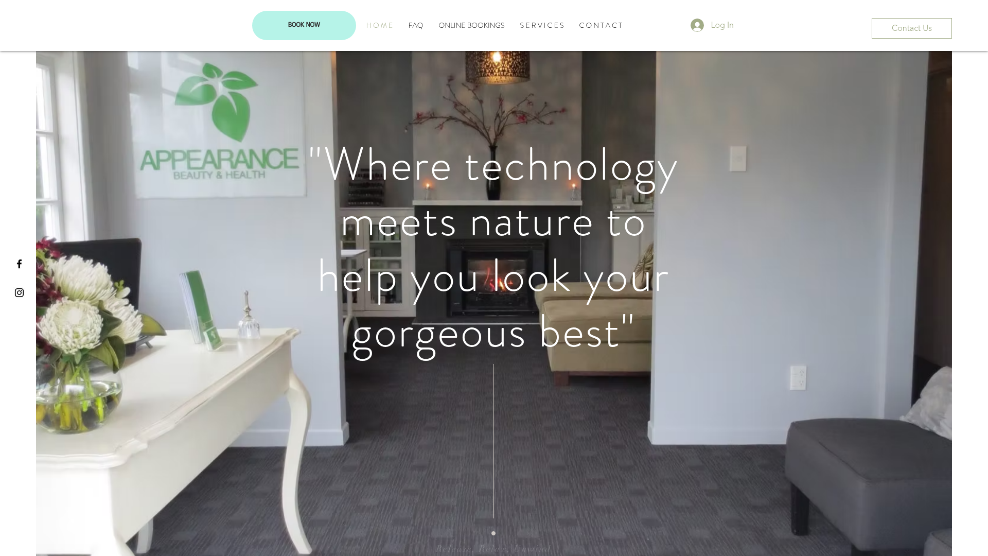 Website snapshot for Appearance Beauty and Health