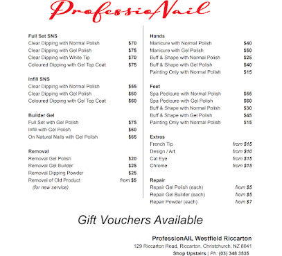 ProfessioNAIL Upstairs Westfield Riccarton