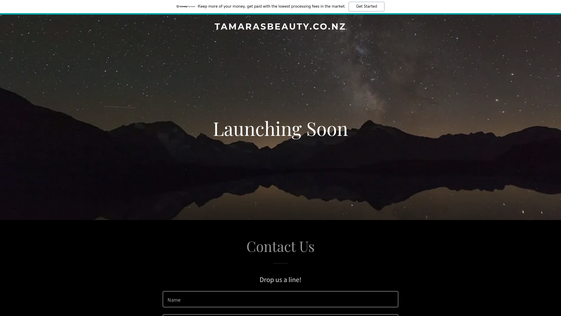 Website snapshot for Tamara's Beauty