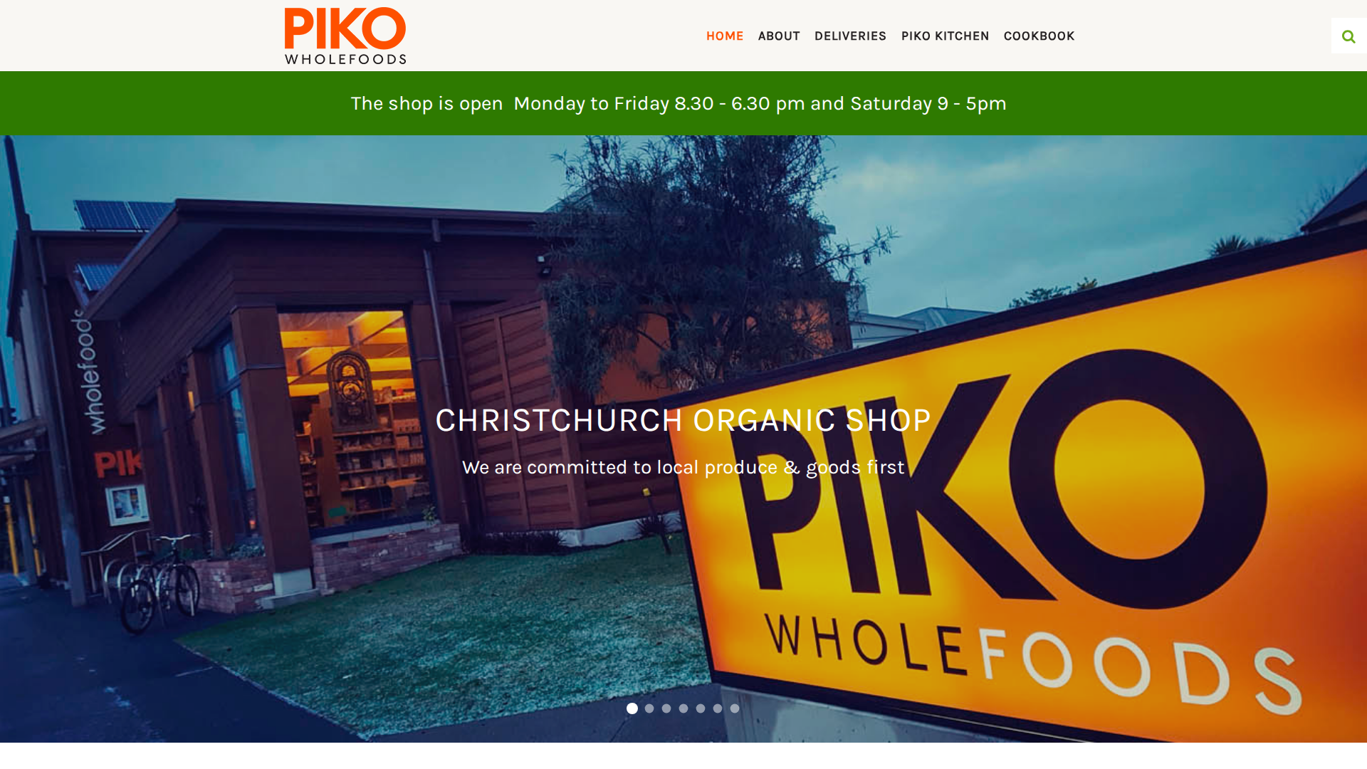Website snapshot for Piko Studio