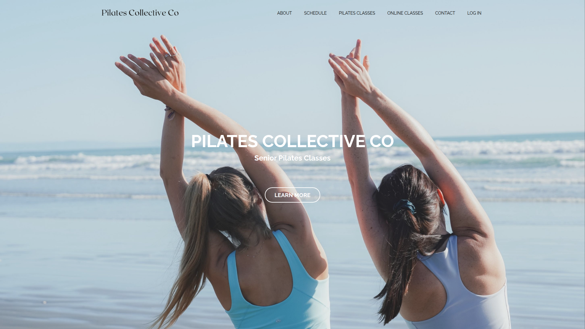 Website snapshot for Pilates Collective Co