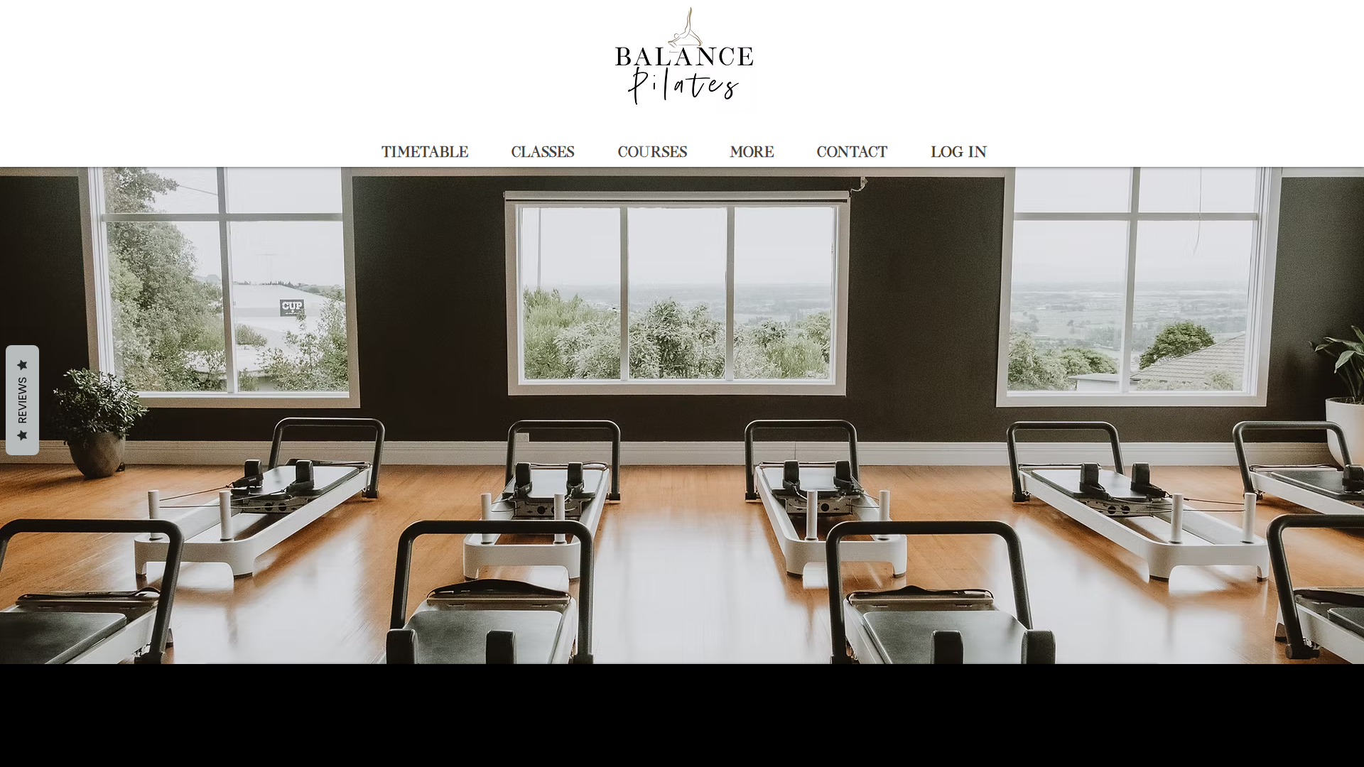 Website snapshot for Balance Pilates Cashmere