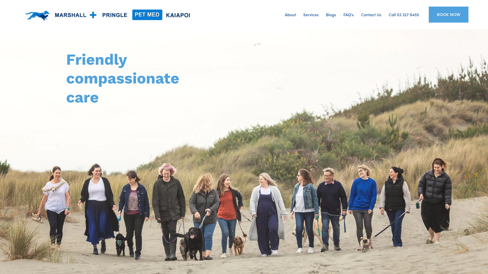 Website snapshot for Marshall & Pringle Petmed