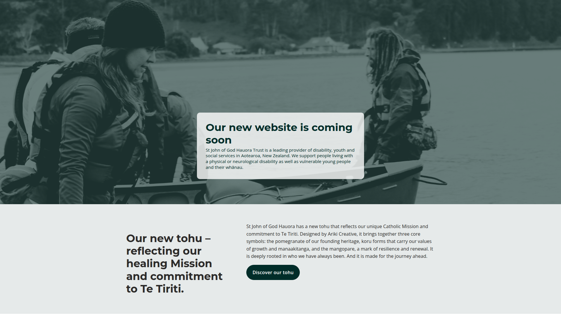 Website snapshot for St John of God Addington