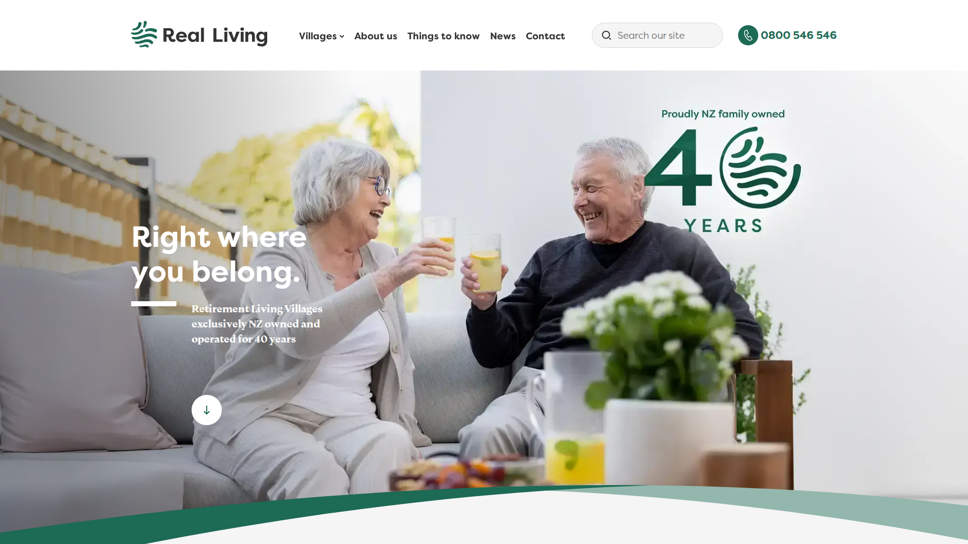 Website snapshot for Epsom On the Pk Retirement Village