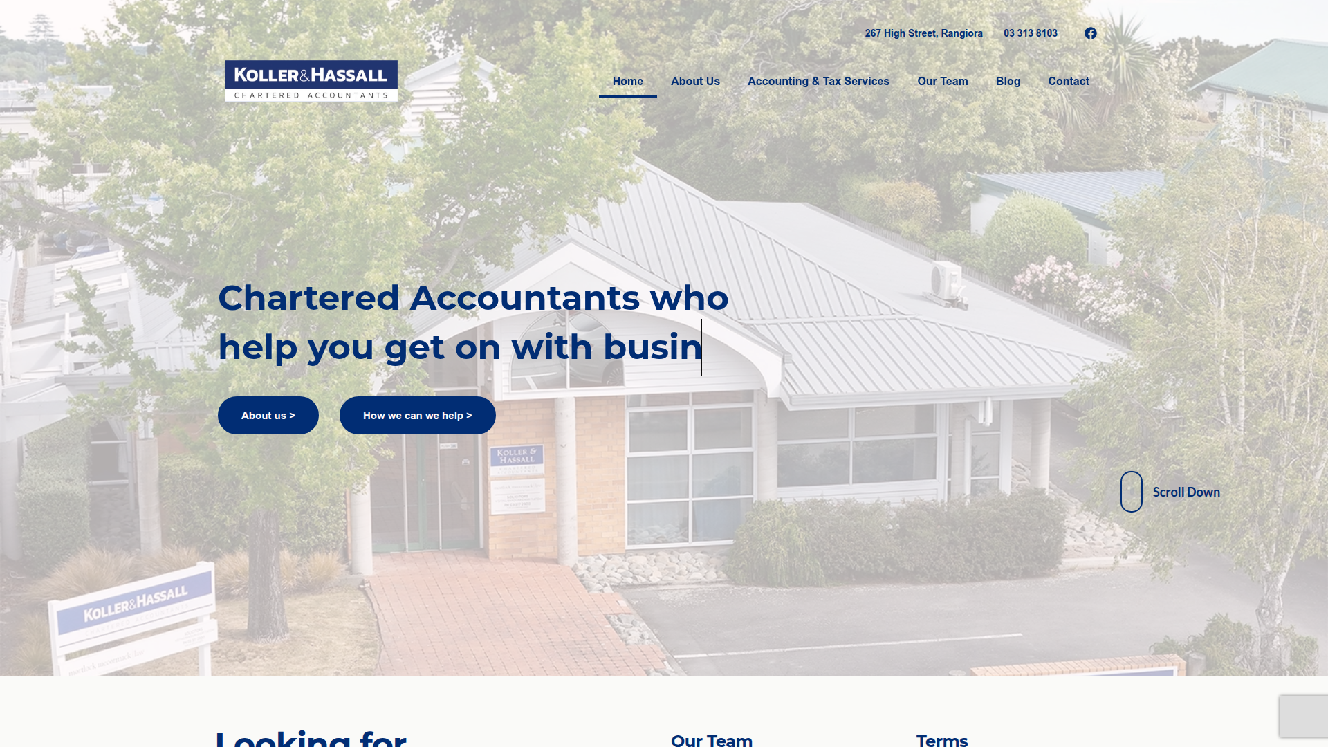 Website snapshot for Koller & Hassall