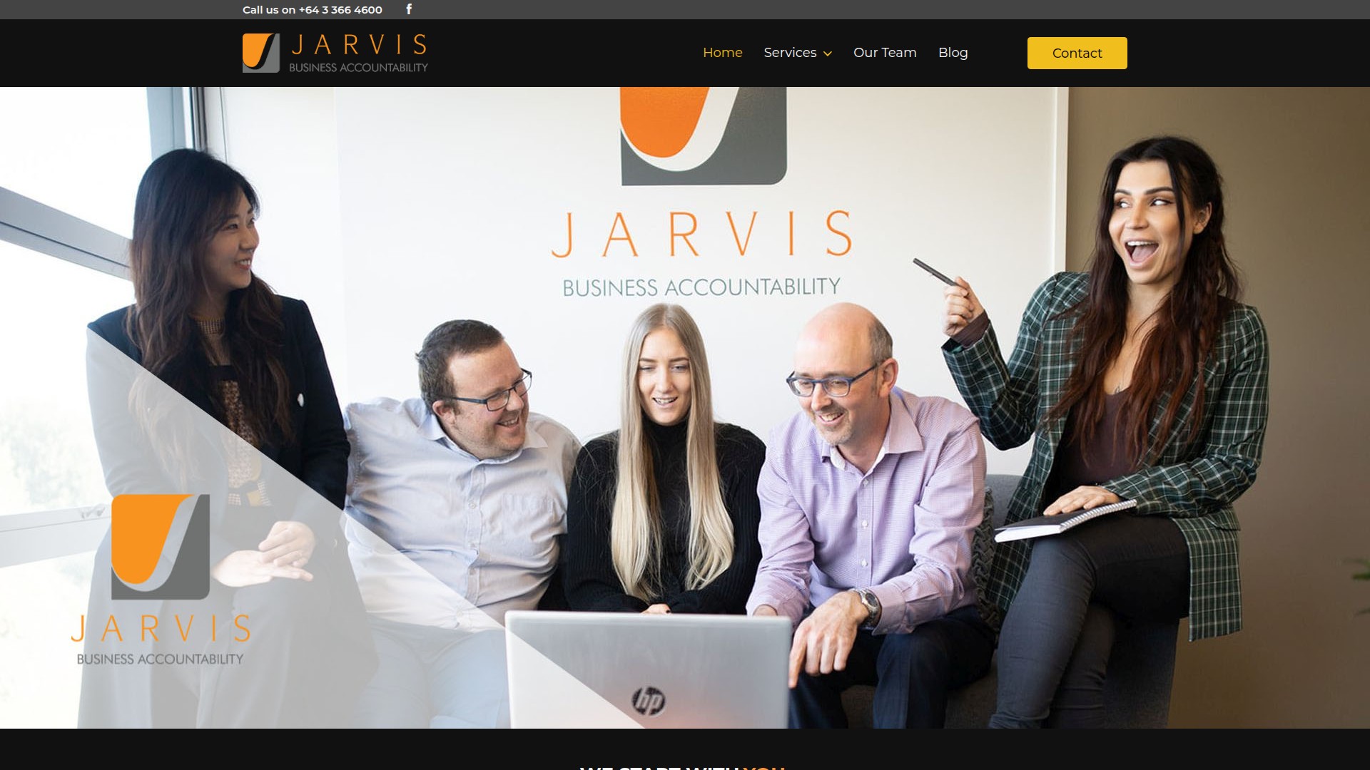 Website snapshot for Jarvis Advanced Accounting Solutions