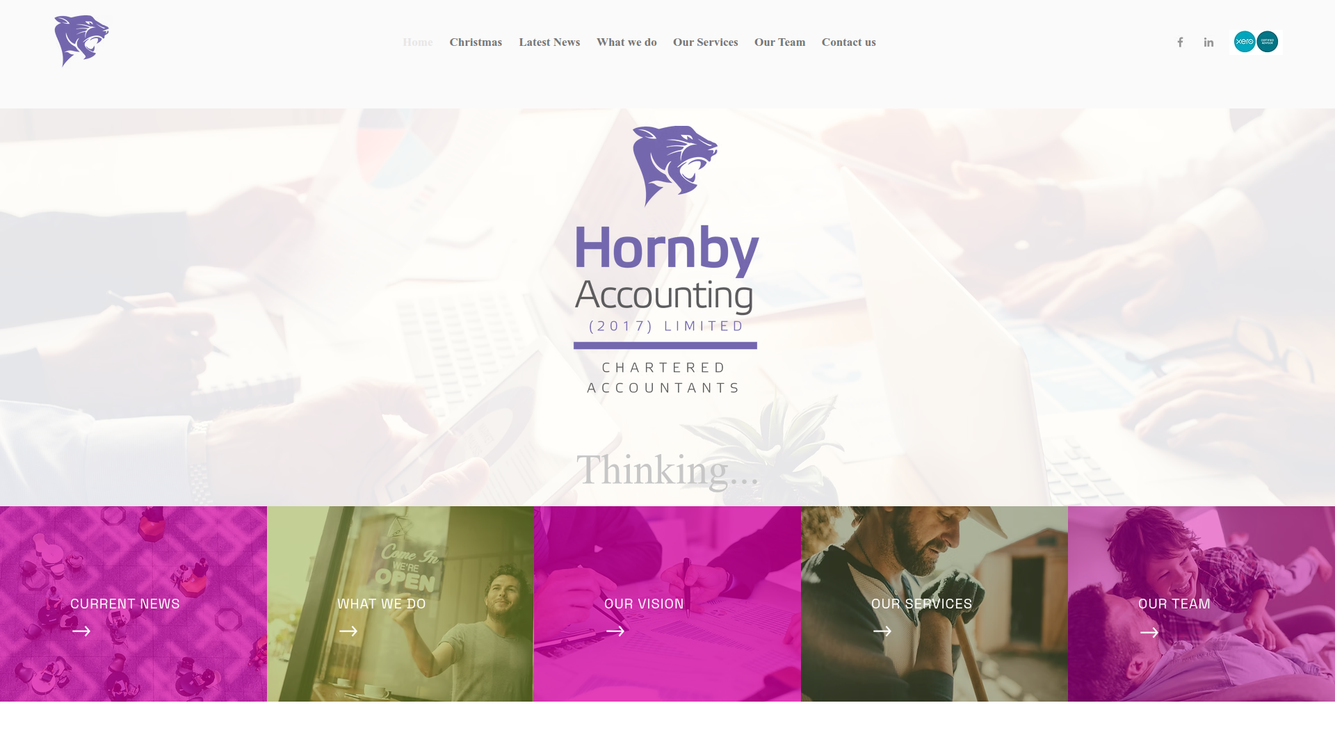 Website snapshot for Hornby Accounting