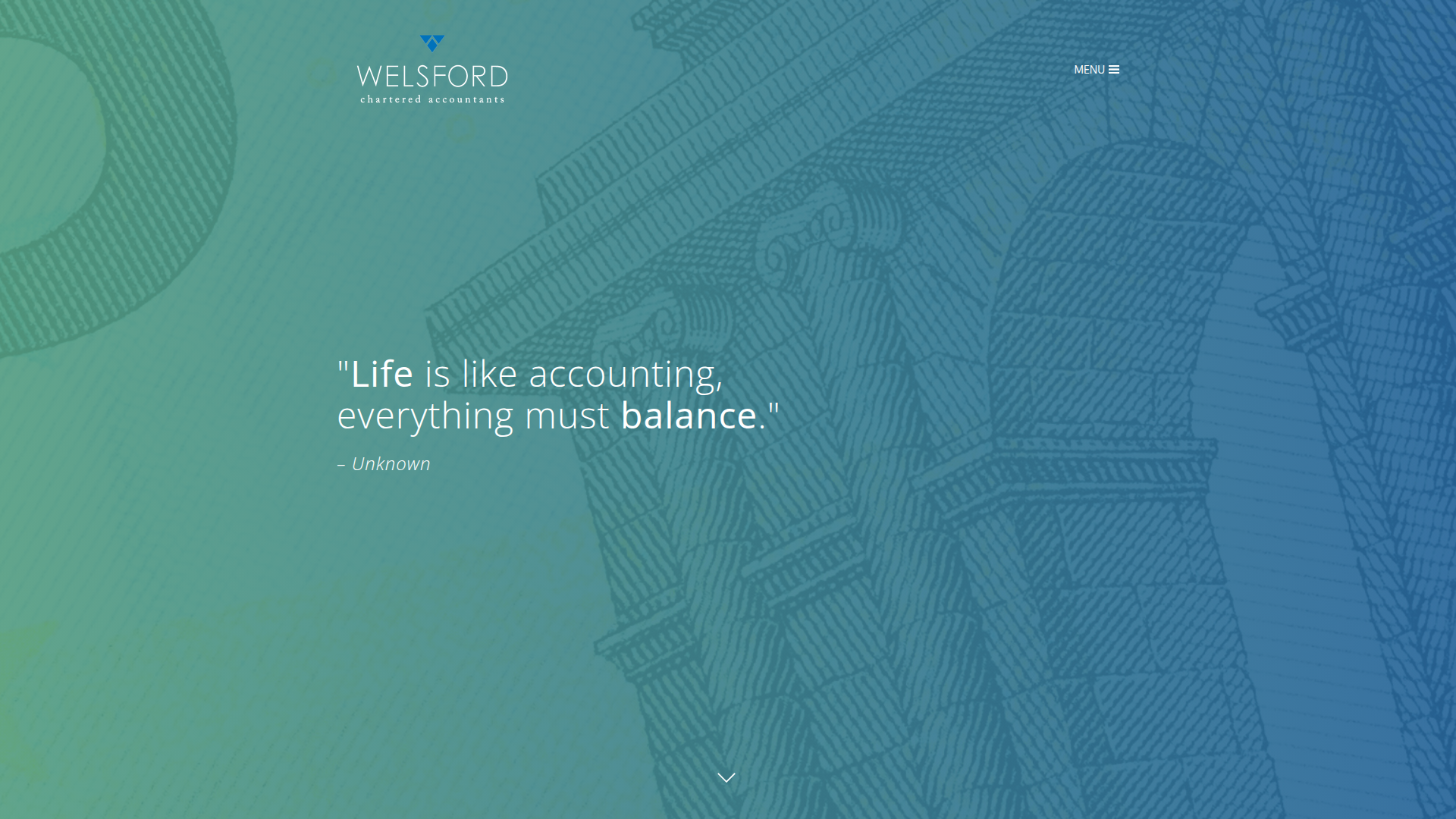 Website snapshot for Welsford Limited Chartered Accountants