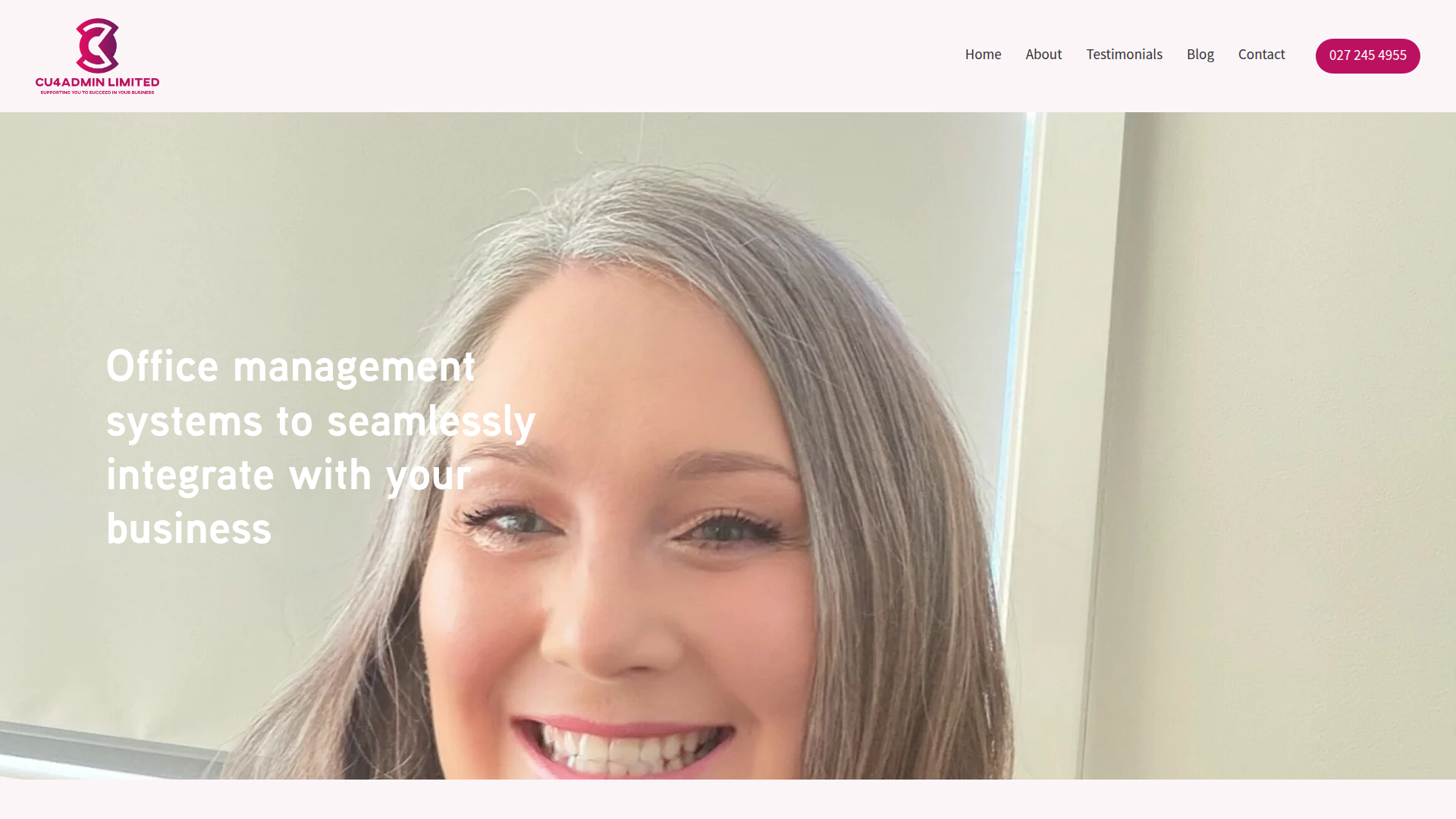 Website snapshot for CU4Admin Limited