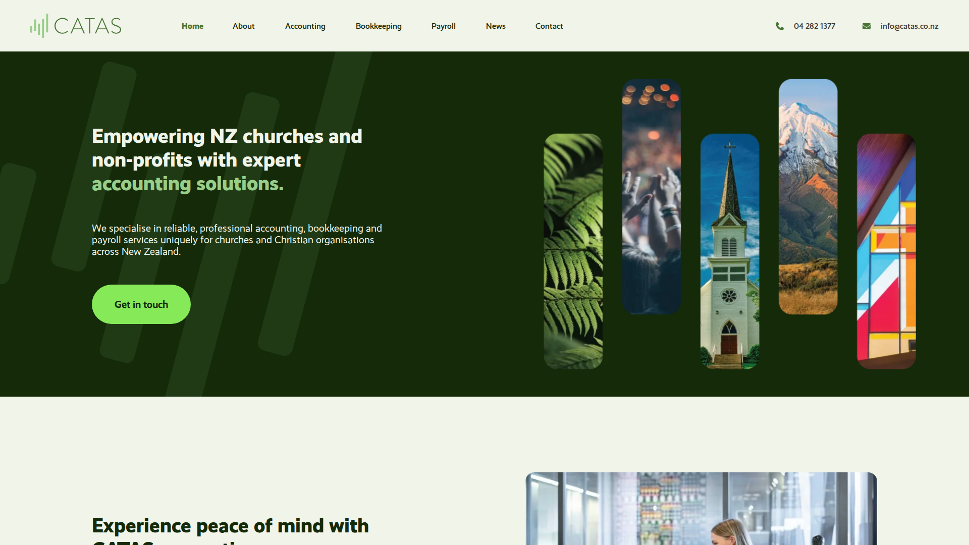 Website snapshot for Catas