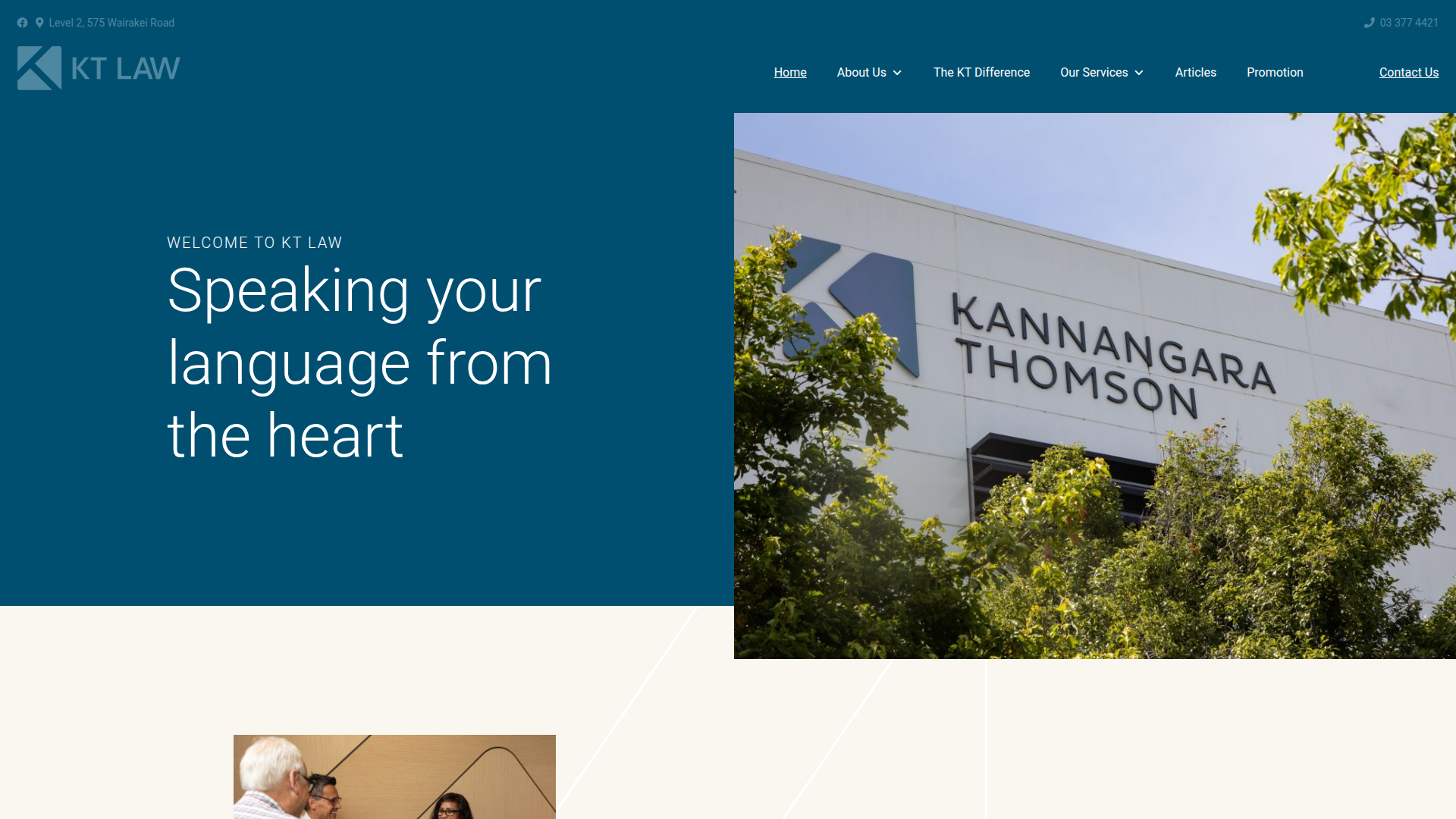 Website snapshot for Roger Bensley - Kannangara Thomson