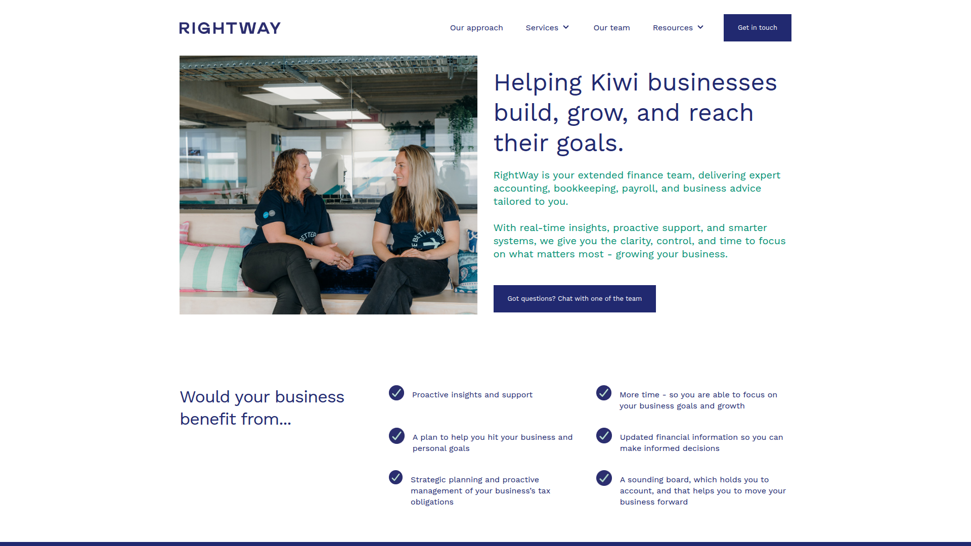 Website snapshot for RightWay Christchurch