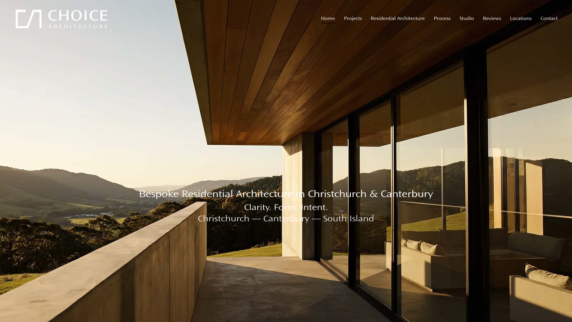 Website snapshot for Choice Architecture