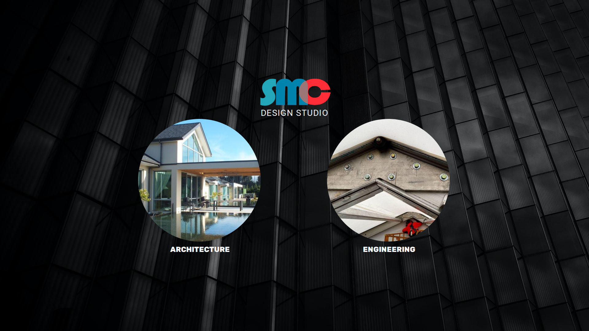Website snapshot for SMC Design Studio