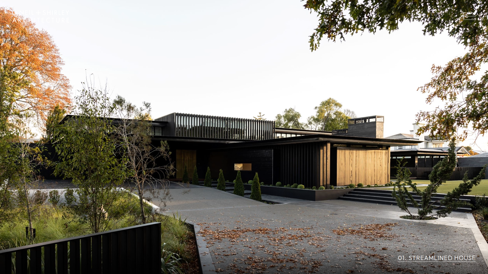 Website snapshot for O'Neil Architecture