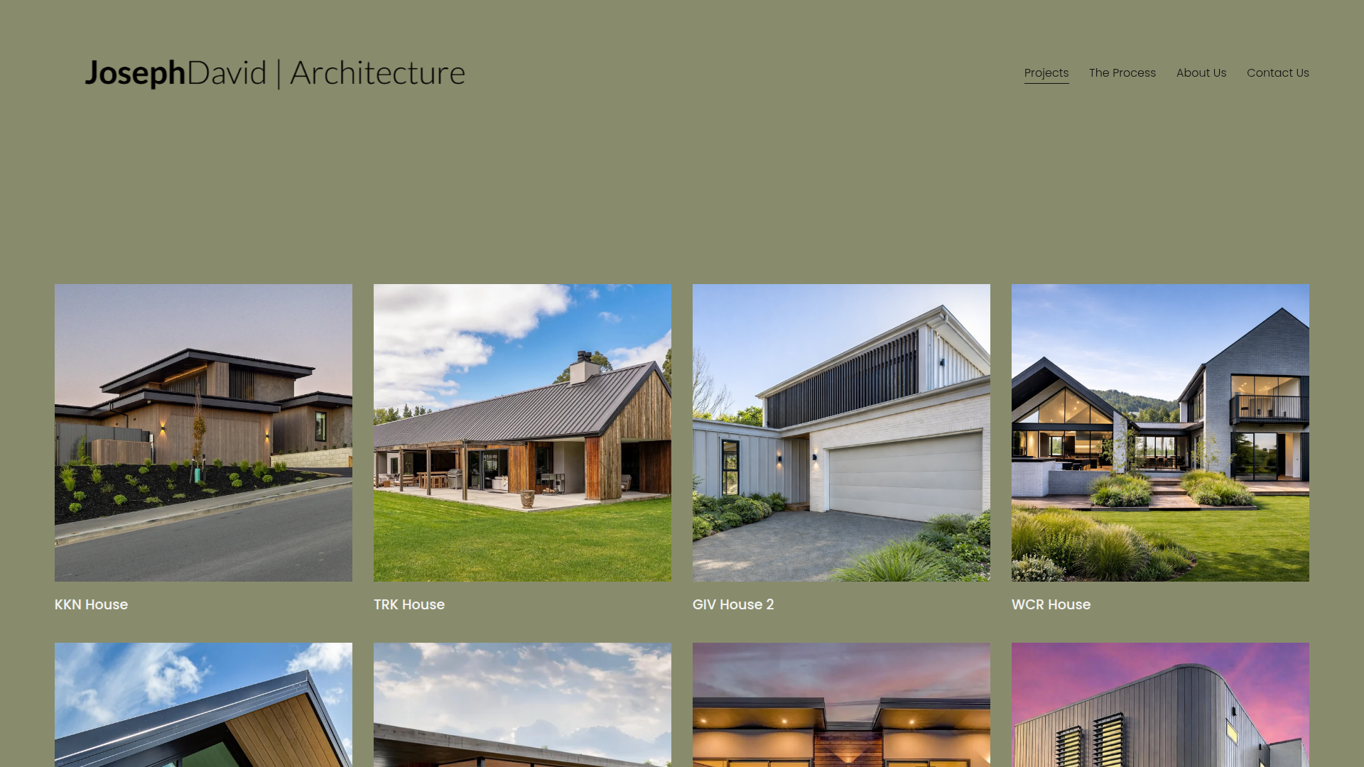 Website snapshot for JosephDavid Architecture