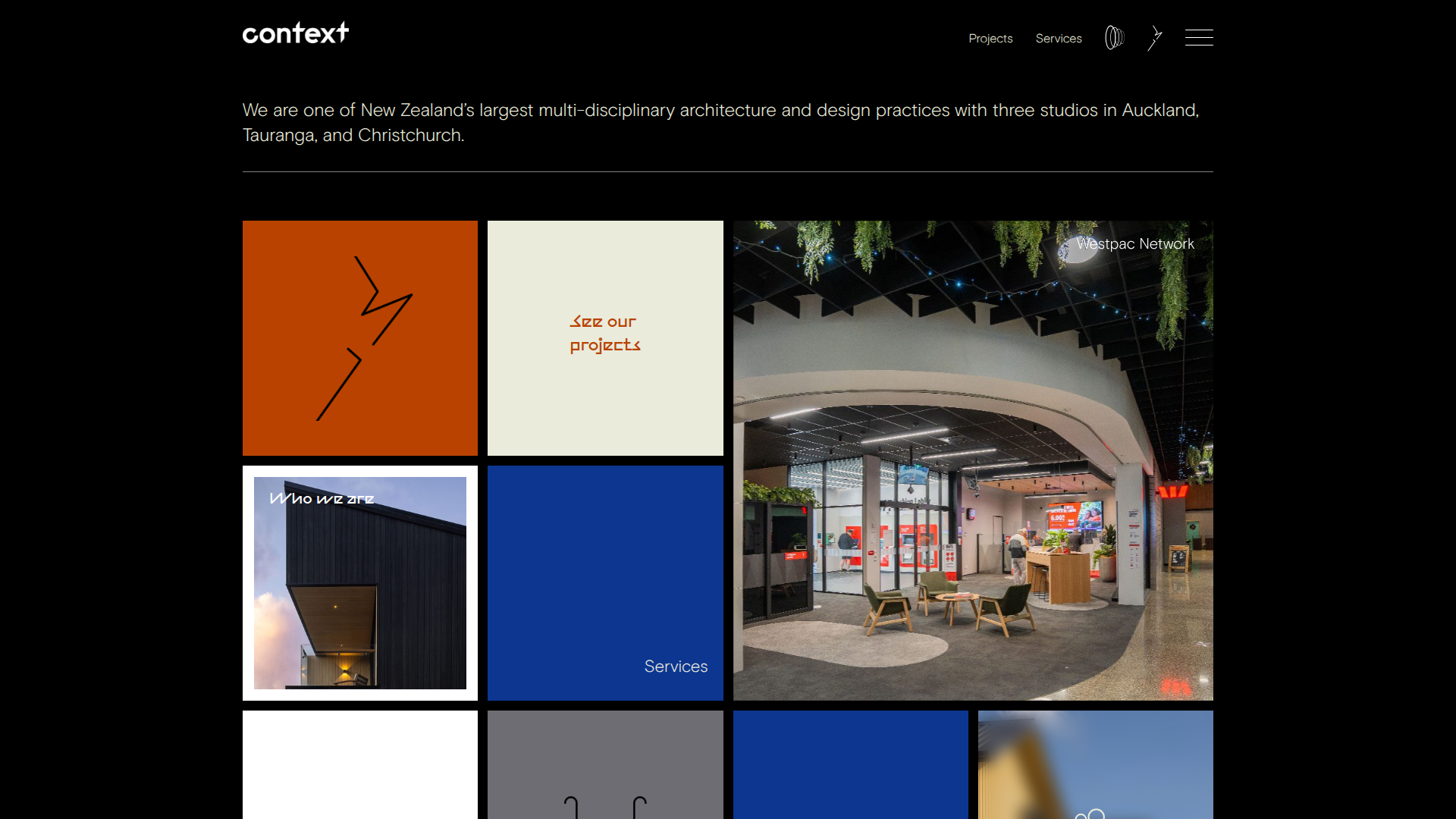 Website snapshot for Context Architects