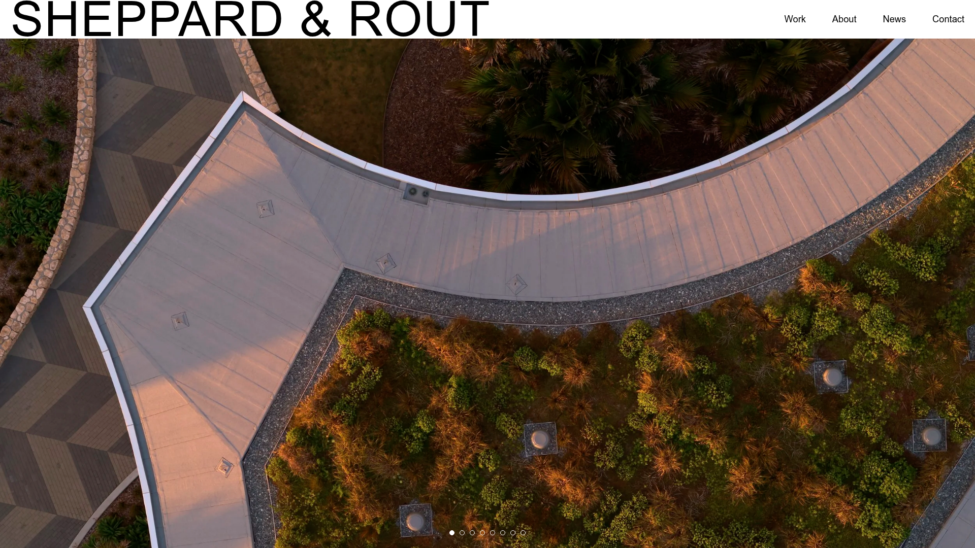 Website snapshot for Sheppard & Rout Architects