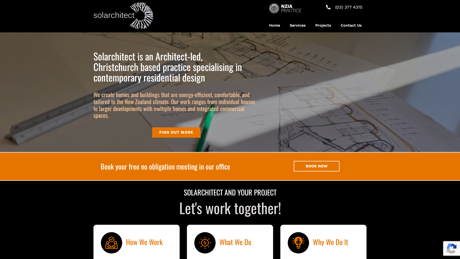 Website snapshot for Solarchitect Ltd.