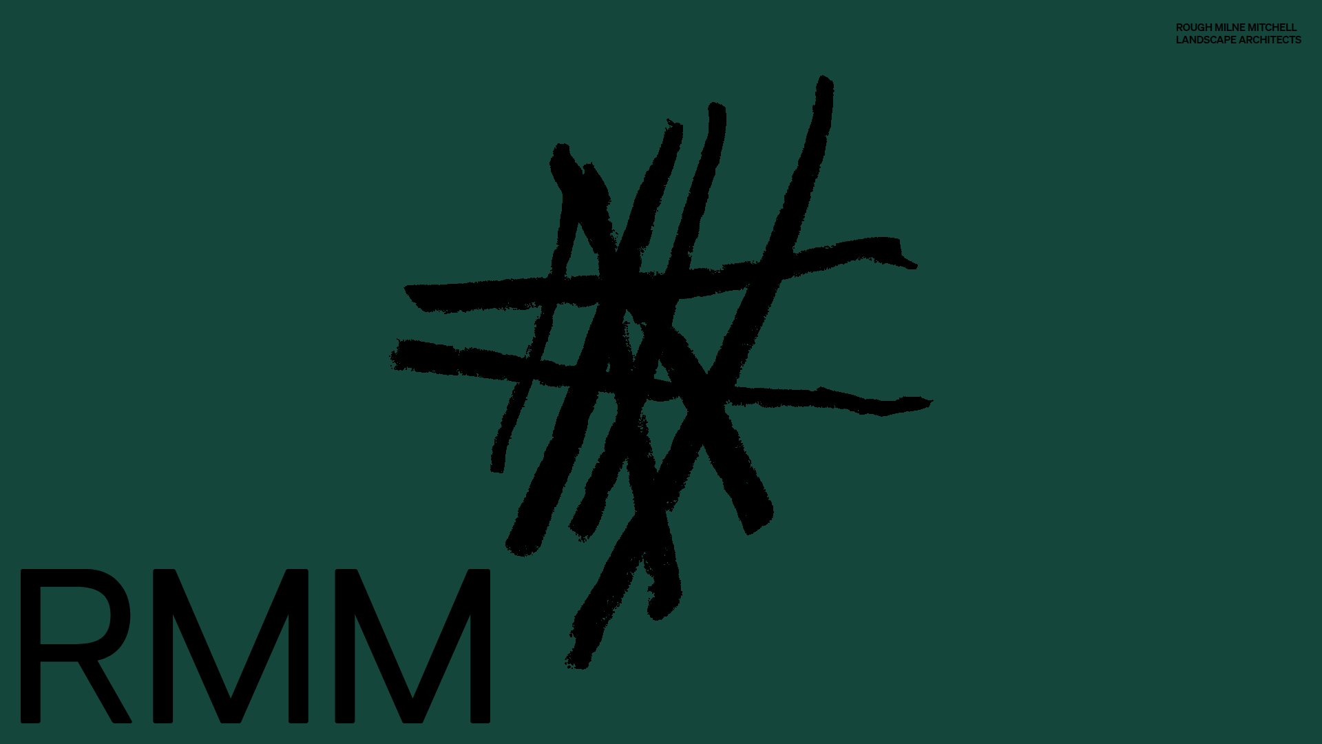 Website snapshot for RMM Landscape Architects
