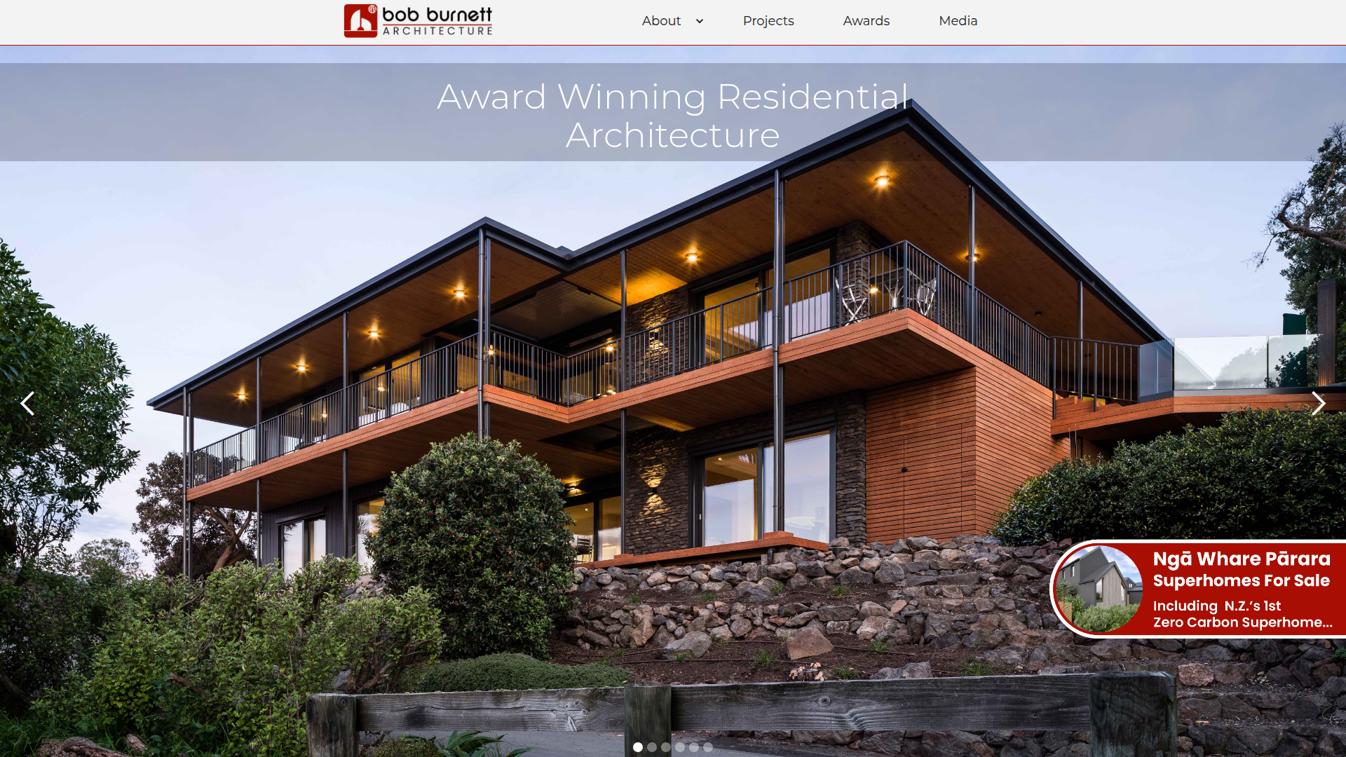 Website snapshot for Bob Burnett Architecture