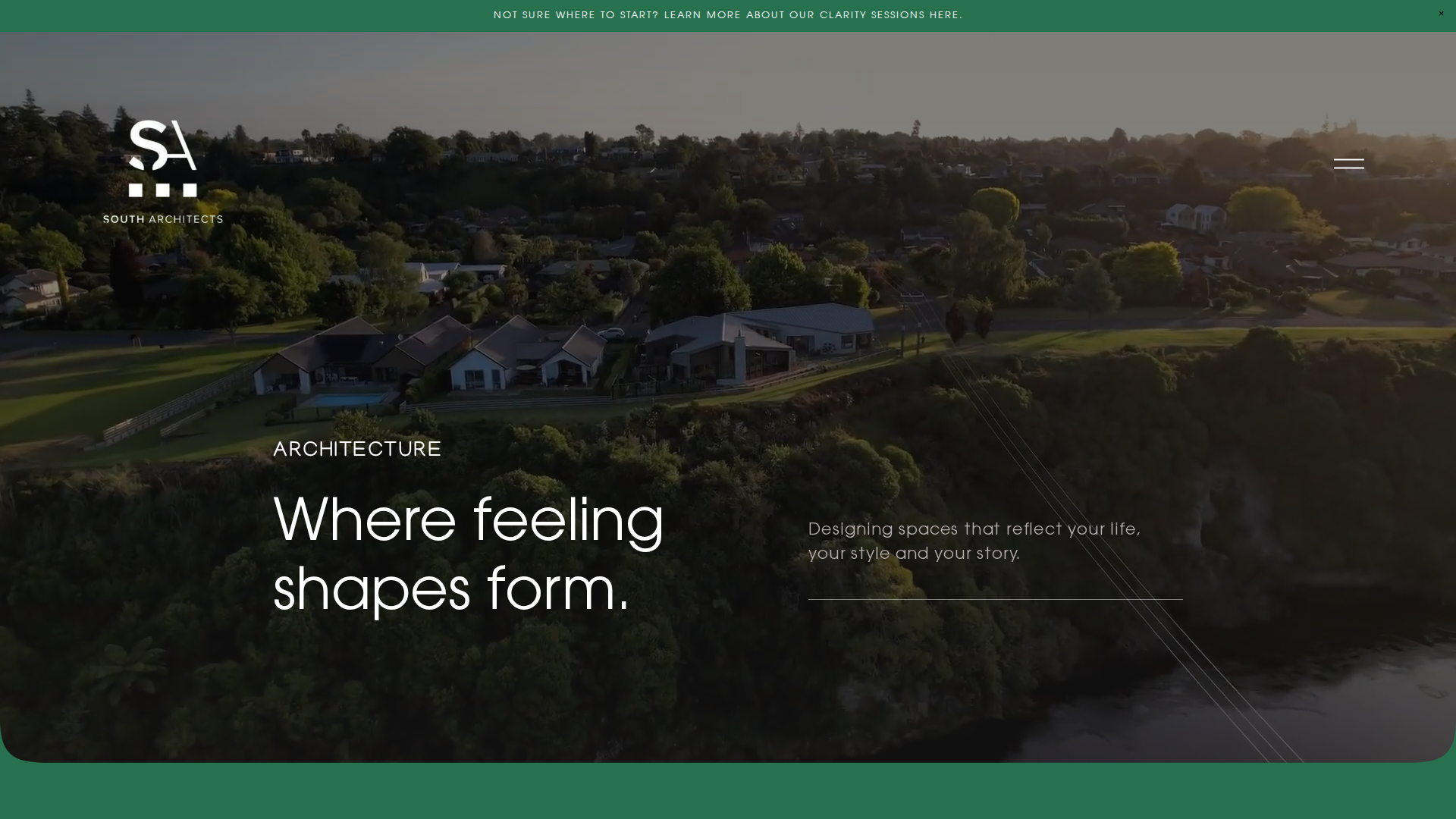 Website snapshot for South Architects
