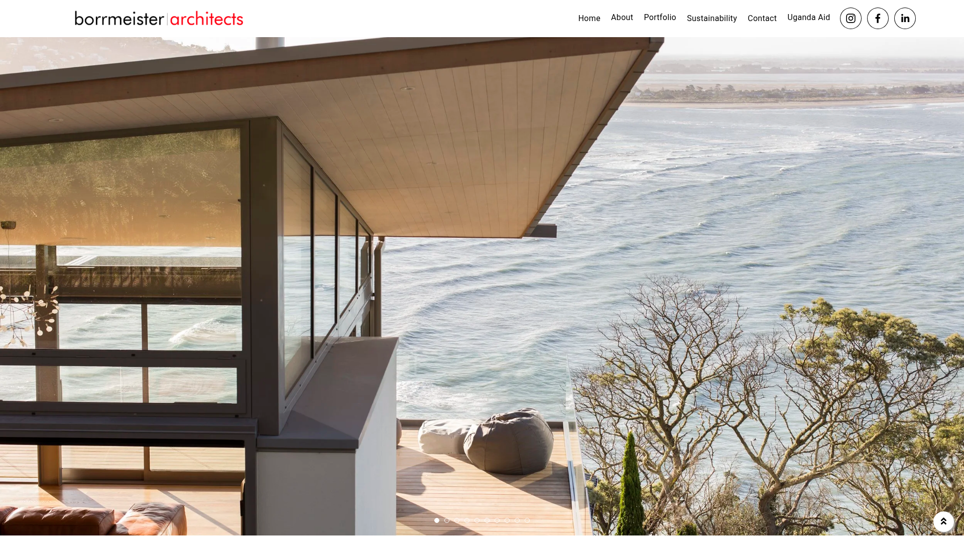 Website snapshot for Borrmeister Architects