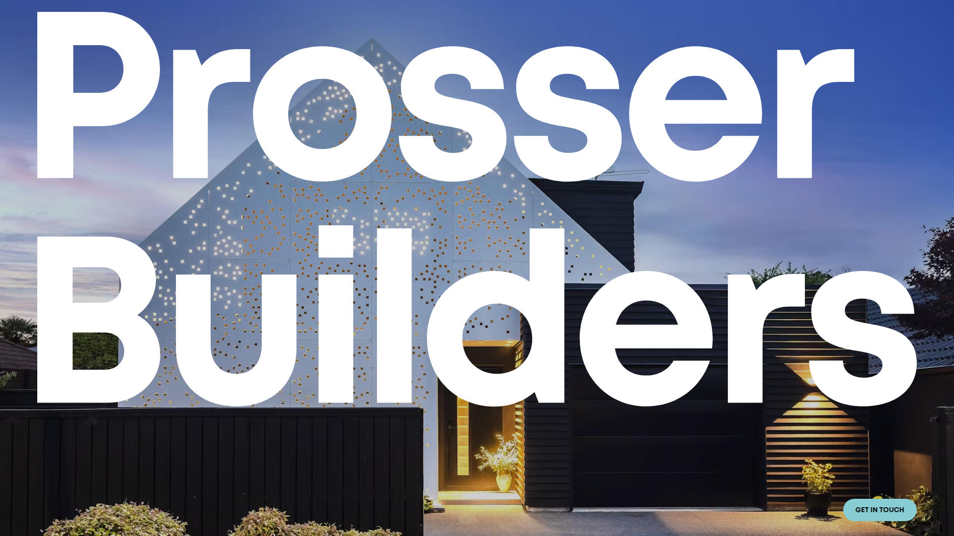 Website snapshot for Prosser Builders Limited