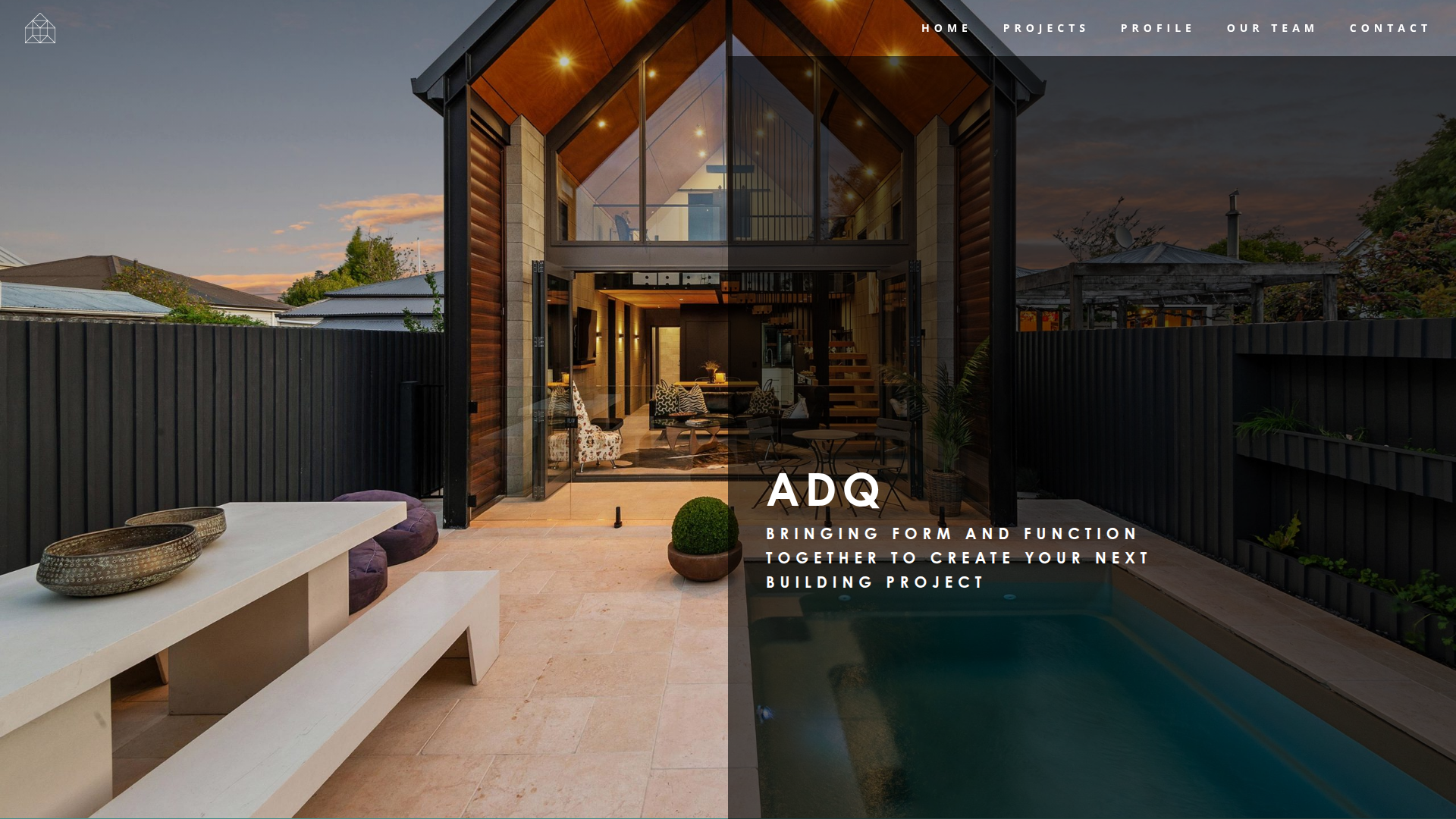 Website snapshot for ADQ Architecture