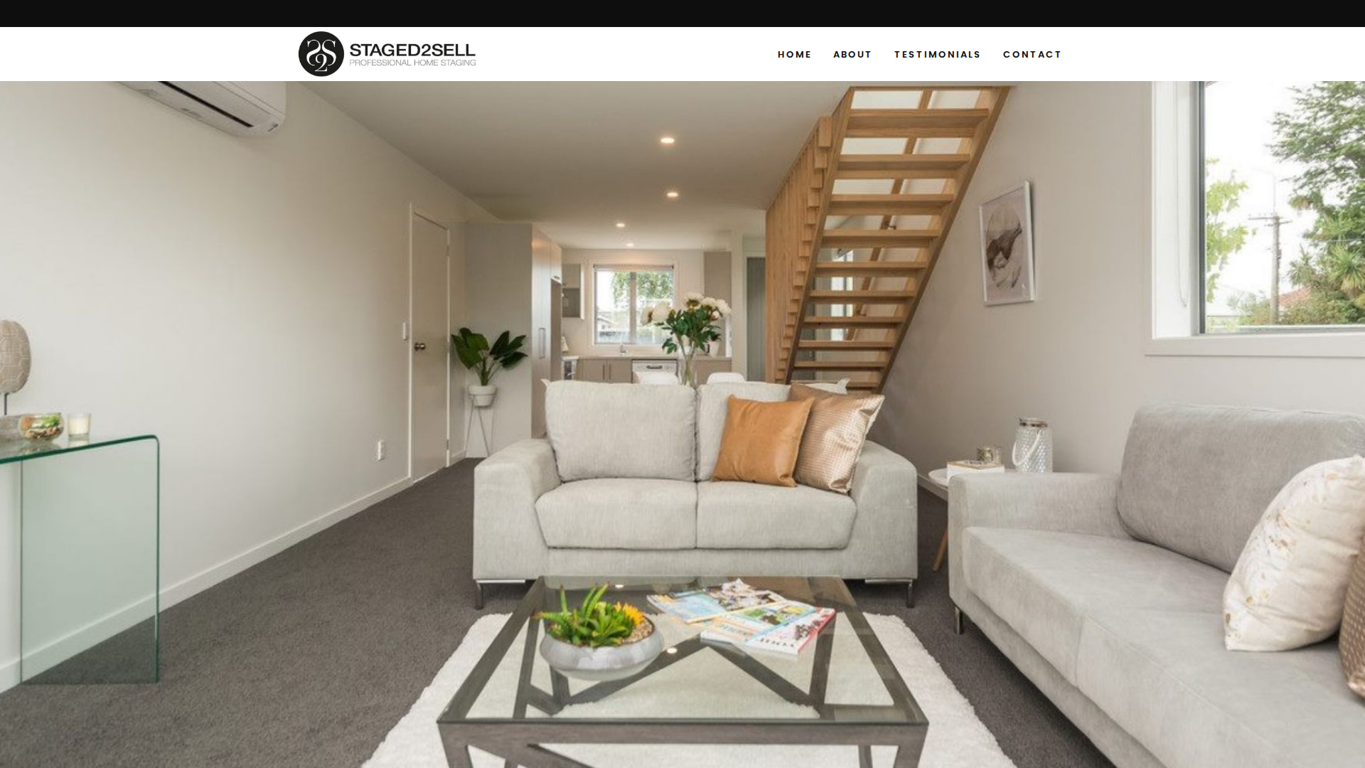Website snapshot for Staged2Sell