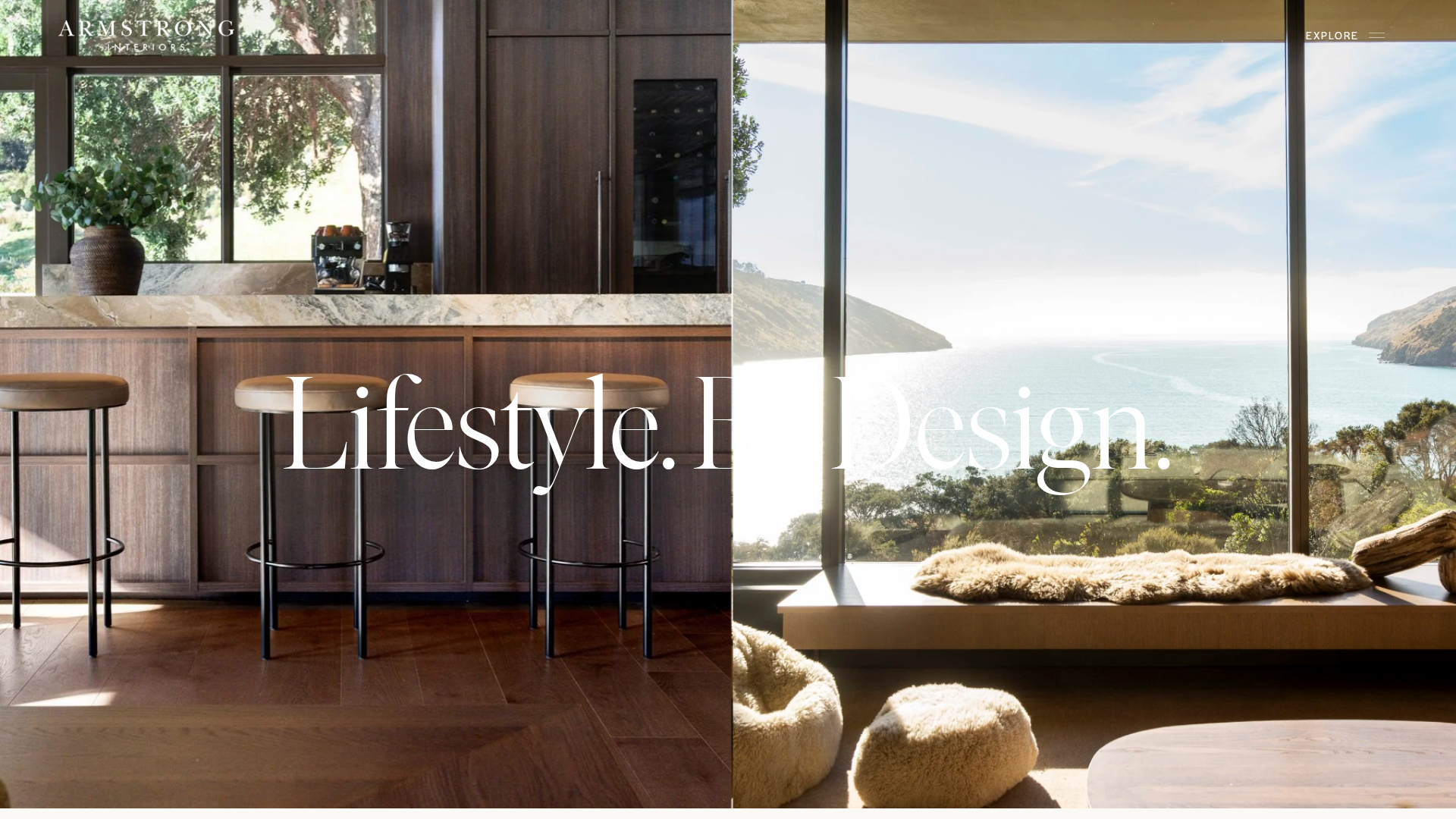 Website snapshot for Armstrong Interiors Ltd