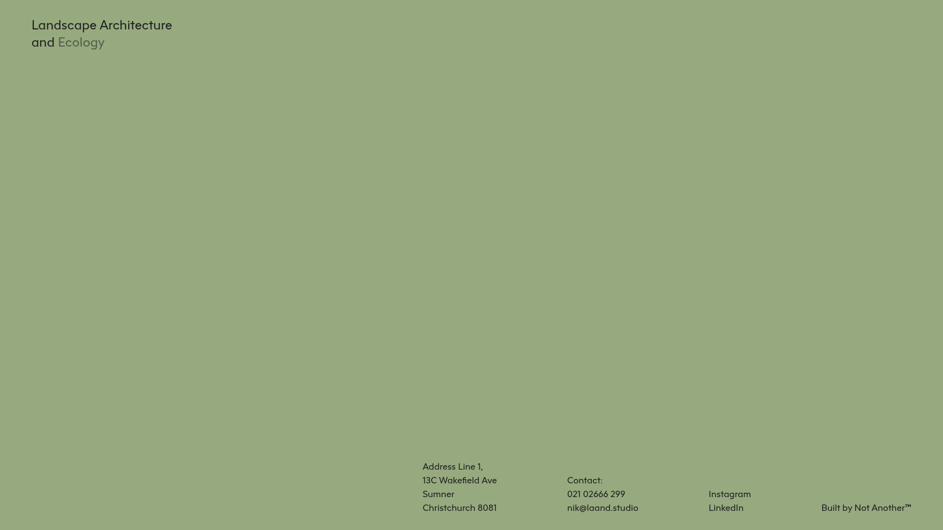 Website snapshot for LAAND