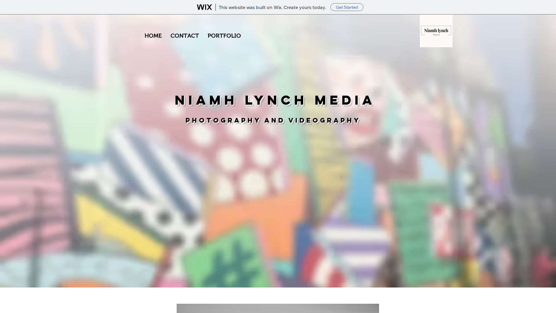 Website snapshot for White Box Productions