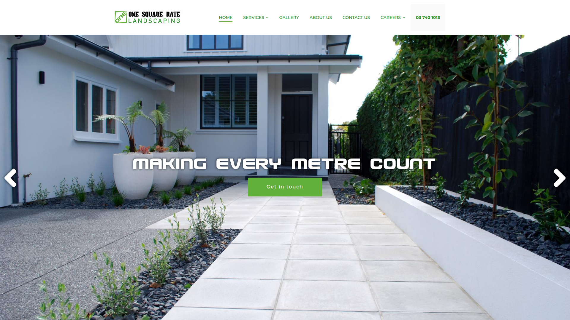 Website snapshot for One Square Rate