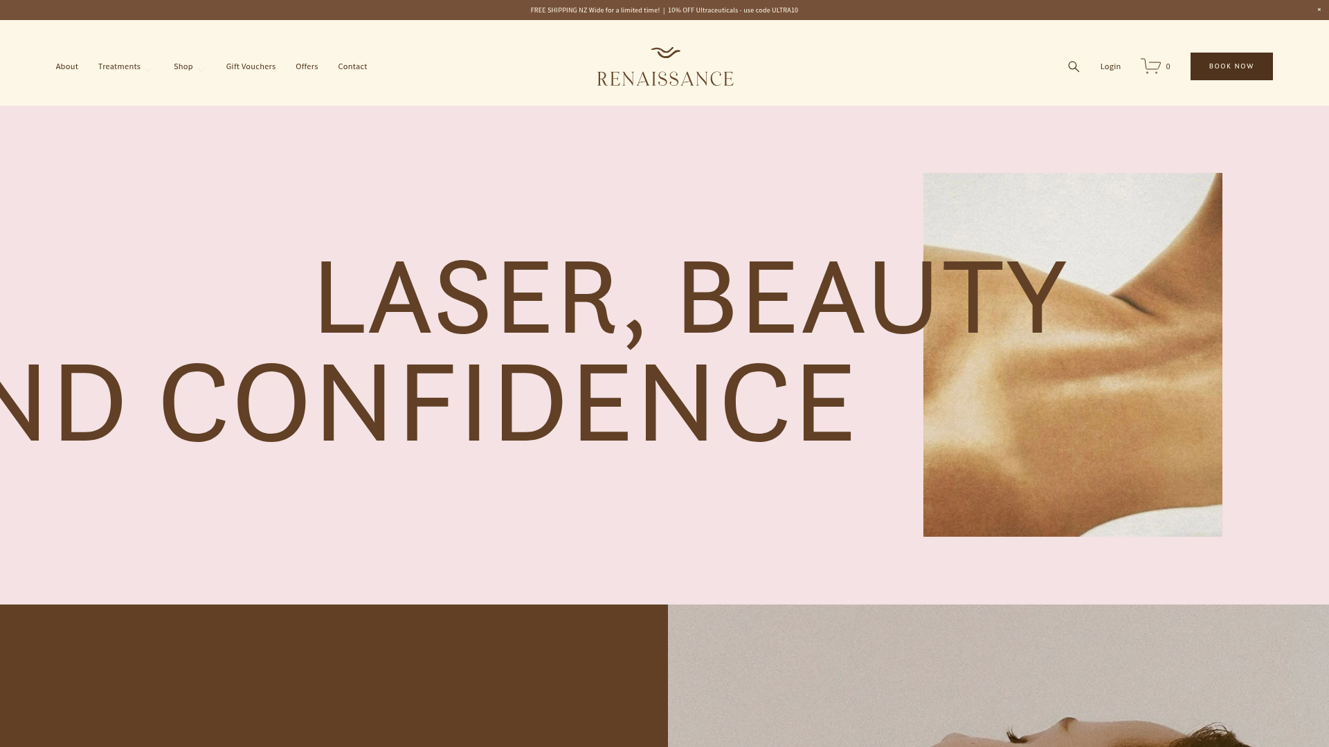 Website snapshot for Renaissance