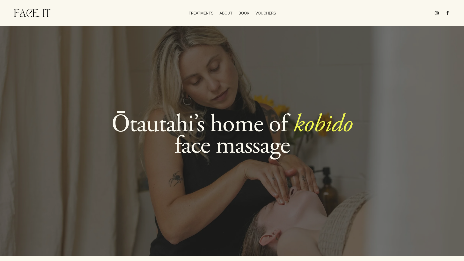 Website snapshot for Face It Sumner