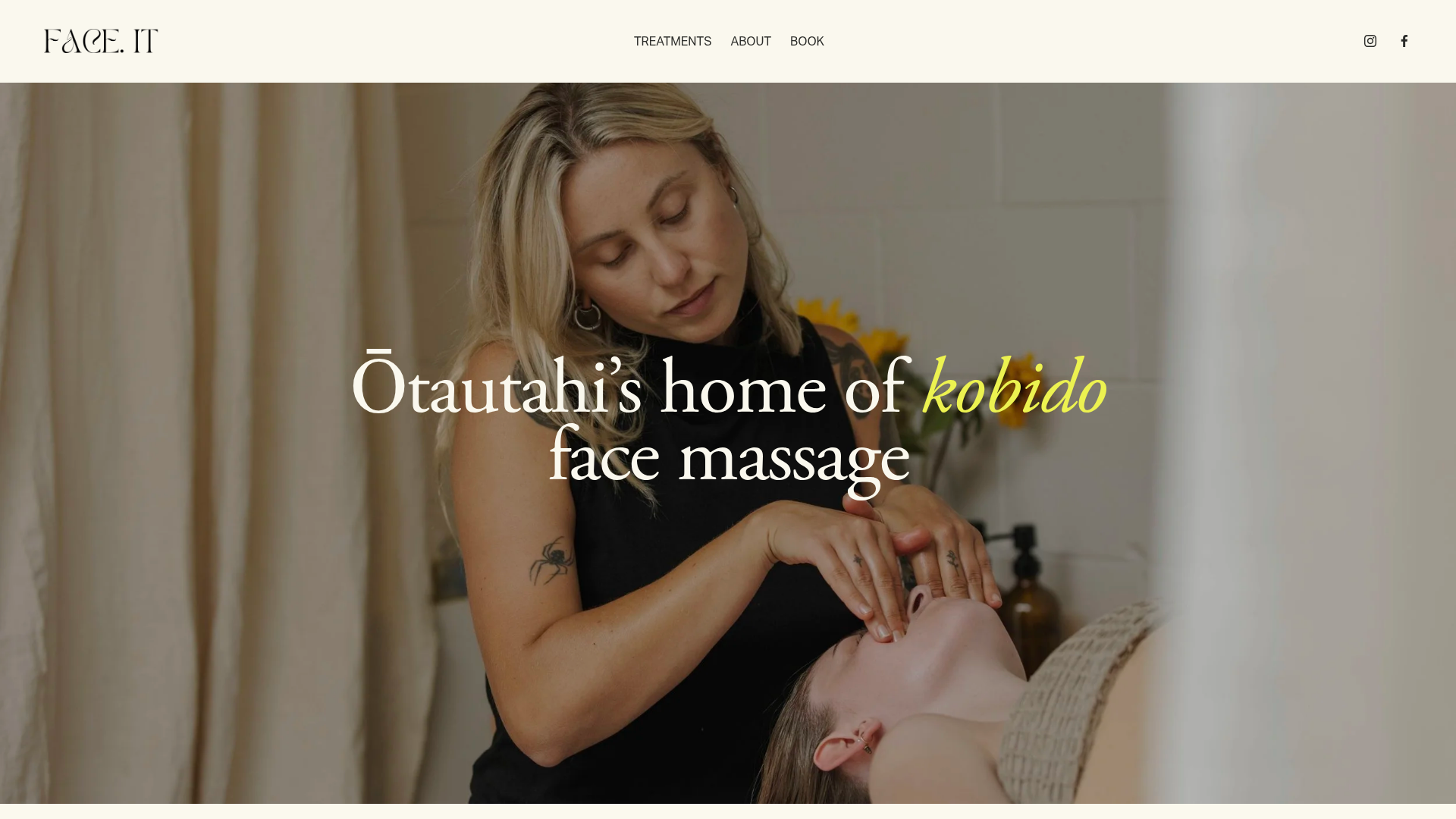 Website snapshot for Face. It Sumner