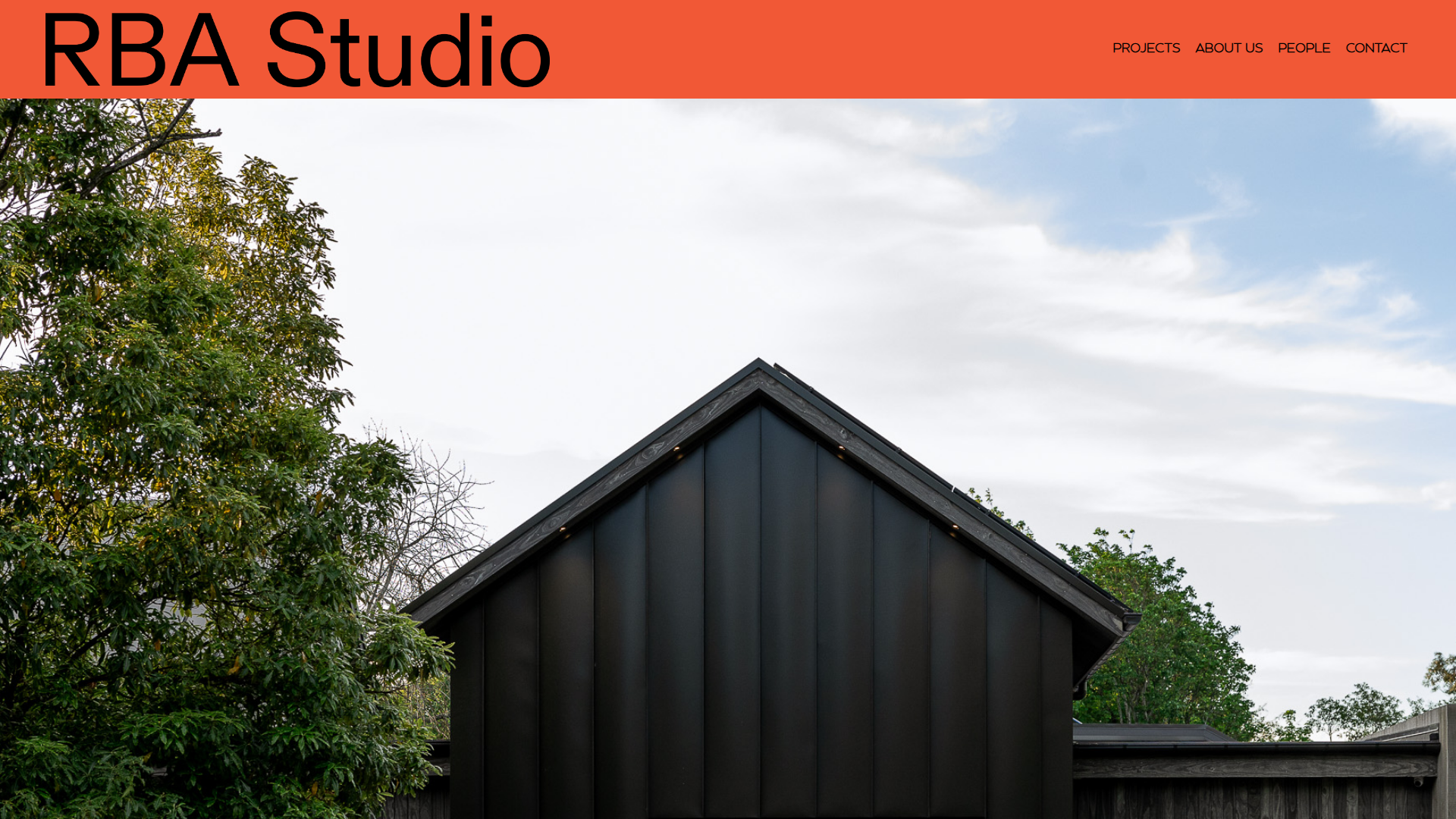 Website snapshot for RBA Studio