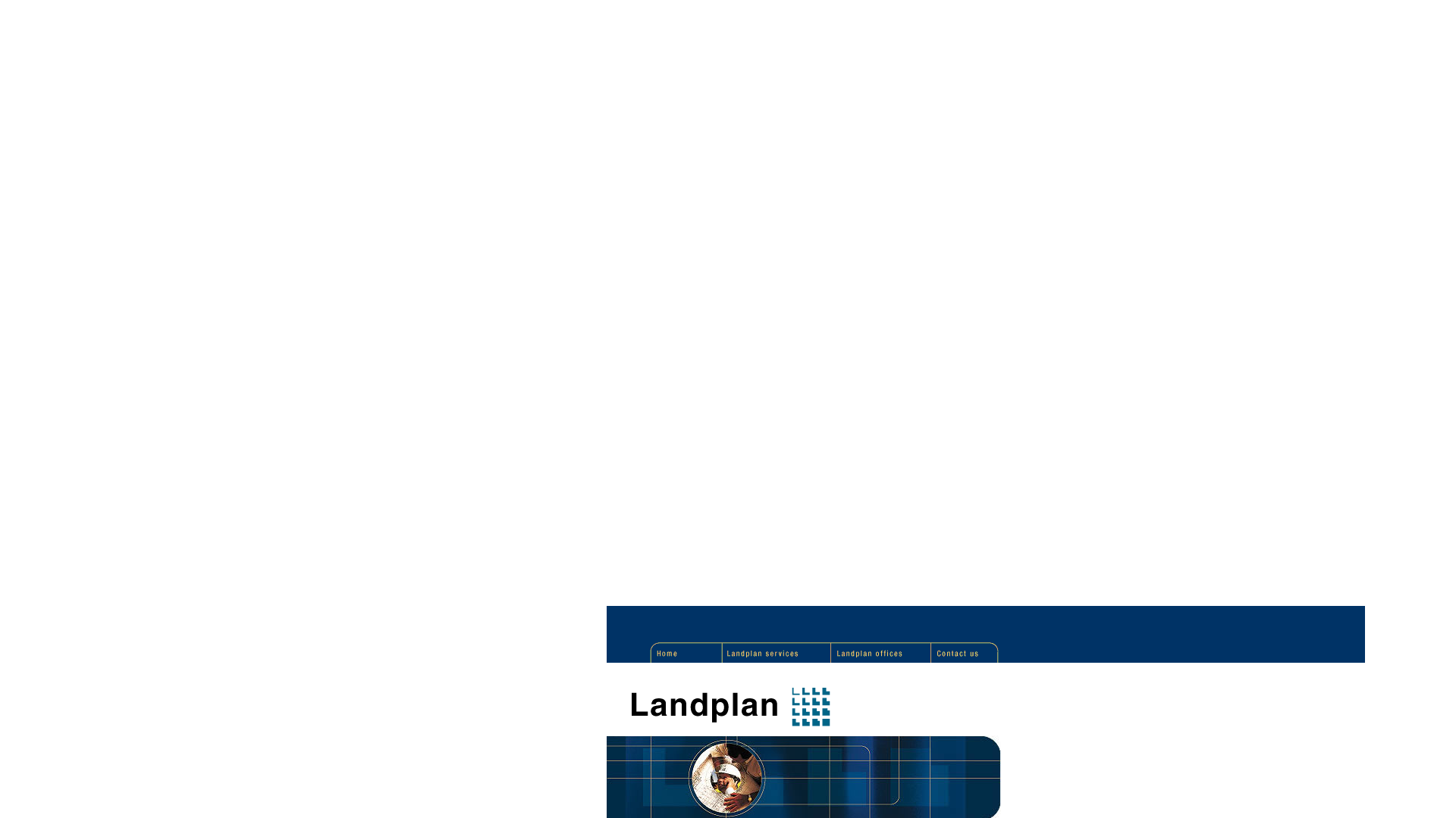 Website snapshot for Landplan