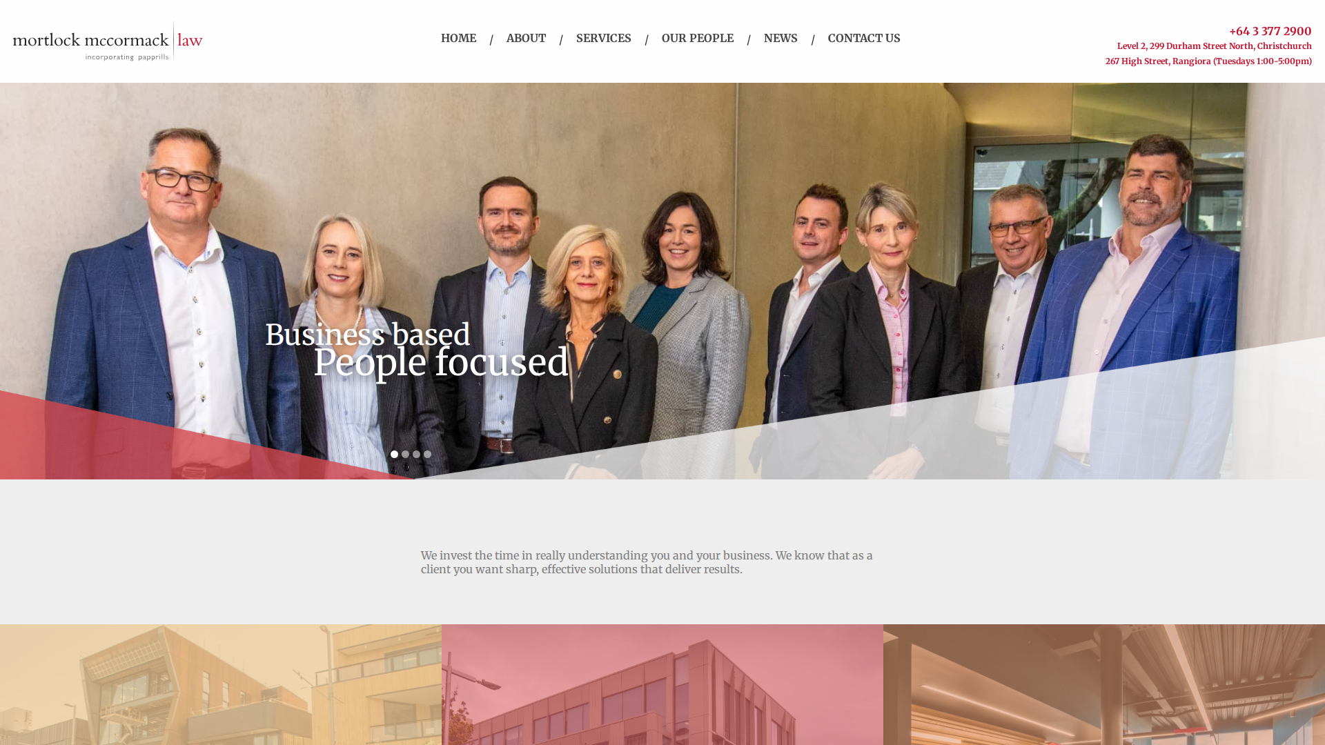 Website snapshot for Mortlock McCormack Law