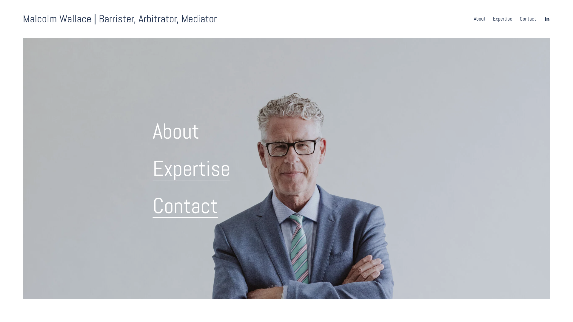 Website snapshot for Malcolm Wallace